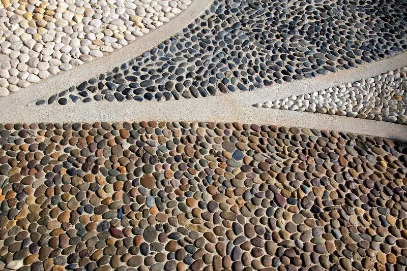 marble stone exposed aggregate
