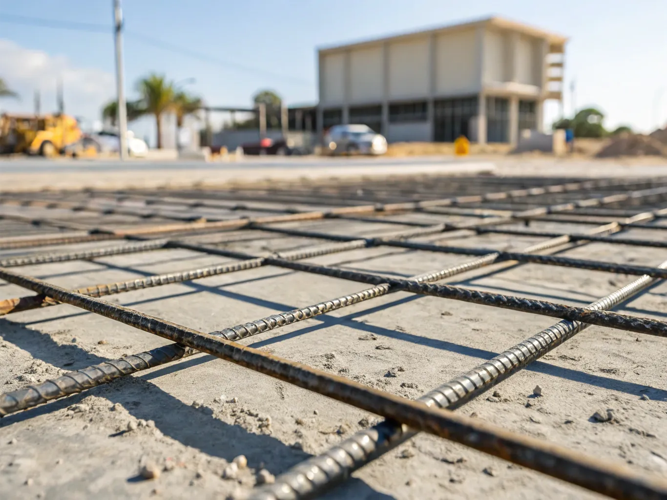Reinforced concrete built to engineer specifications on a Gold Coast commercial site